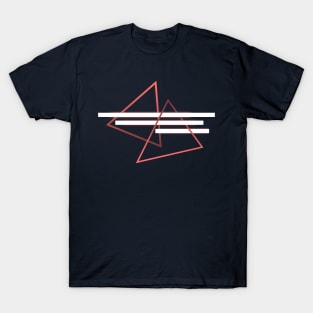 Triangle minimal design geometric T-Shirt